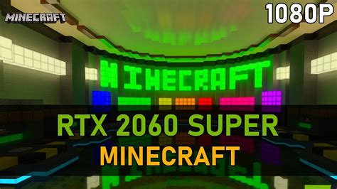 Minecraft Rtx 2060 Super 1080p Rtx On Dlss On Youtube