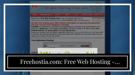 Free ftp web hosting free web hosting with no ads free my sql web hosting. Freehostia.com: Free Web Hosting - Linux, PHP, MySQL, No ...
