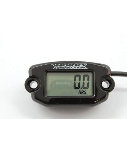 Works Connection Hour Meter Blk