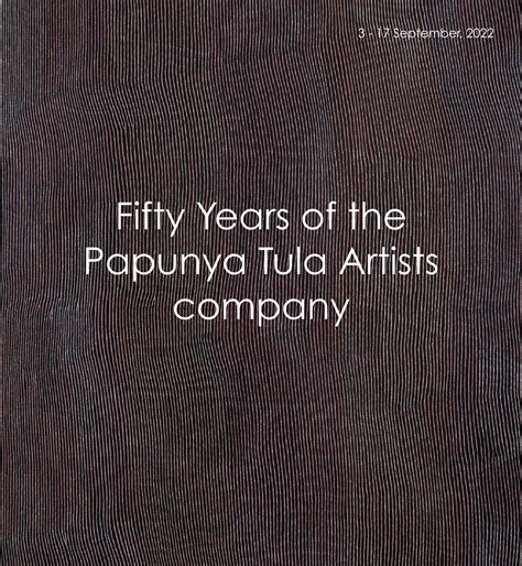 50 Years Of The Papunya Tula Artists Company By Utopia Art Sydney Issuu