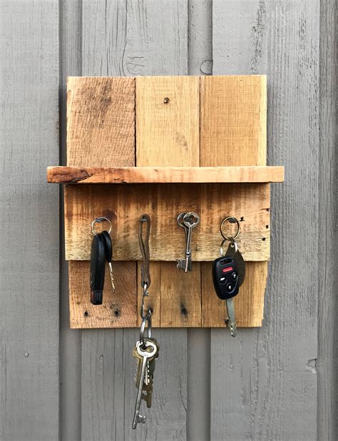 Key Rack Key Hanger Key Holder Key Rack With Shelf Key Etsy In 2020