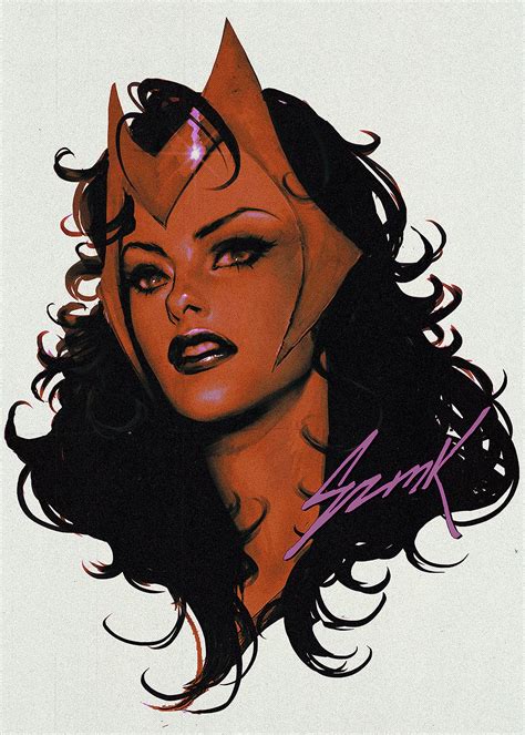 𝚂𝙾𝚉𝙾𝙼𝙰𝙸𝙺𝙰 on twitter revisited an old wanda artwork i did back in 2015 one of my all time