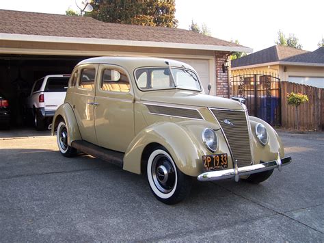 1937 Ford 4 Door Sedan Slant Back Pre War Cars For Sale