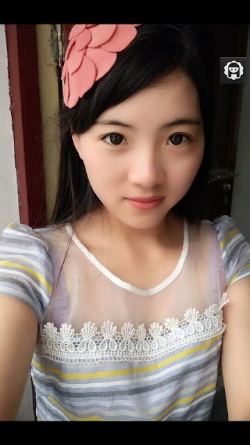 Cute Chinese Girl Selfie My Last Year At School