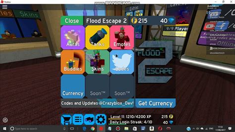 roblox flood escape 2 code youtube