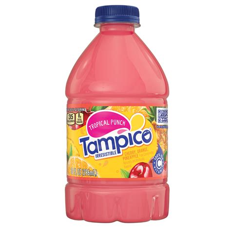 Tampico Tropical Punch Cherry Orange Pineapple Juice Drink 10 Fl Oz 15