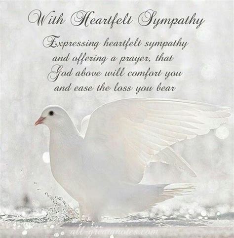 Heartfelt Sympathy Sympathy Card Messages Condolences Quotes