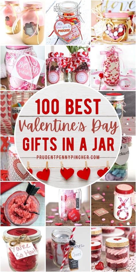 100 Diy Valentines Day Ts In A Jar Jar Ts Homemade Valentines