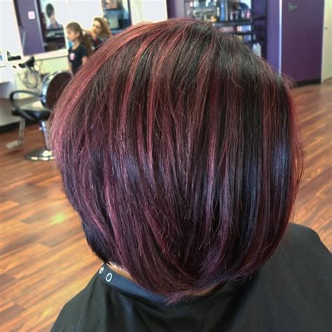 10 Plum Hair Color With Highlights Fashion Style