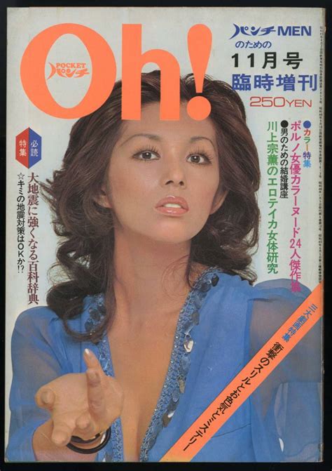 【傷や汚れあり】pocket パンチ Oh ポケットパンチ Oh 昭和48年 パンチmenのための 11月臨時増刊 1973 麻田奈美 渚