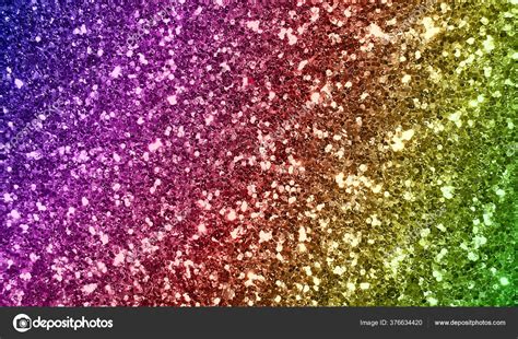 Rainbow Colors Glitter Sparkling Multicolor Background Stock Photo By