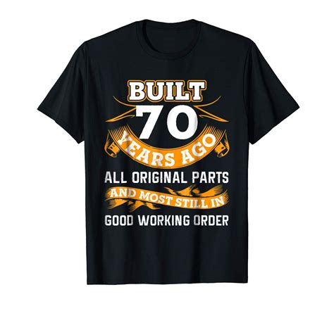 Funny 70th Birthday Shirts Birthday Jkl