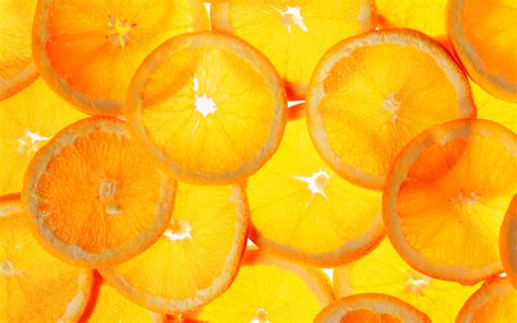 Orange Slice Wallpaper Drop Of Water Orange Slice 27396
