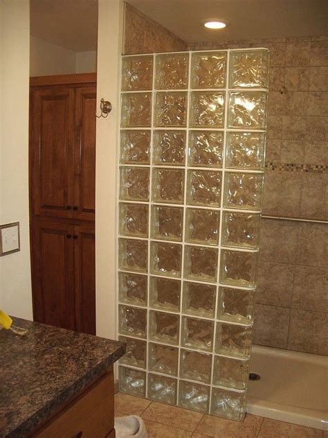 Rather than partitioning spaces between the sink, toilet, and shower glass block windows are available in a limited number of sizes, and can be installed in a bathroom's exterior wall. Glass Block Shower Stalls - Bing Images | bathroom ...