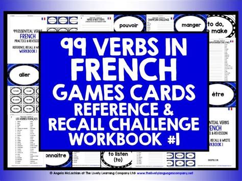 French High Frequency Verbs 1 By Livelylearning Teaching Resources