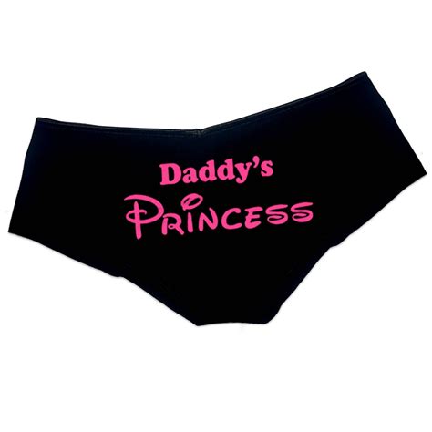 Daddys Princess Panties Ddlg Clothing Sexy Slutty Cute Submissive Funny