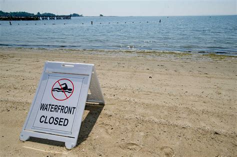 Stamford Beaches Closed By Sewage Spill