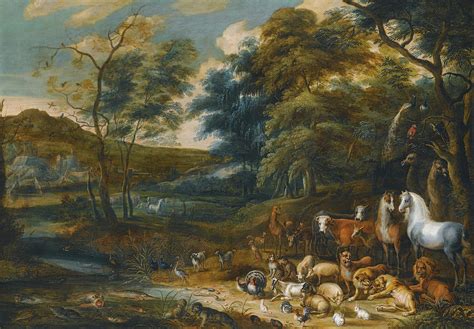 The Garden Of Eden Painting By Isaac Van Oosten Fine Art America