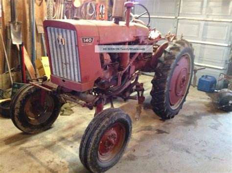 Farmall International 140 High Clearence Tractor With Cultivators
