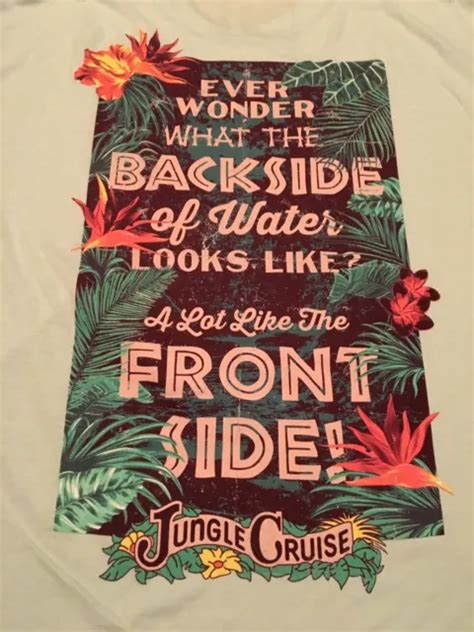 Disney Cast Exclusive Jungle Cruise Skipper Backside Of Water T Shirt