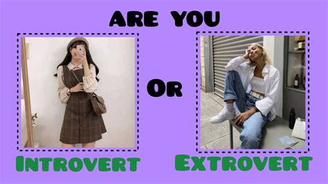 Are You Extrovert Or Introvert Aesthetic Quiz Youtube