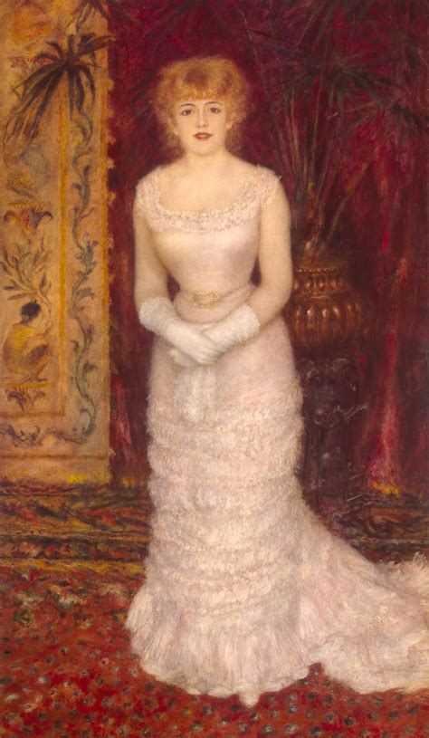 Portrait De Lactrice Jeanne Samary Dauguste Renoir