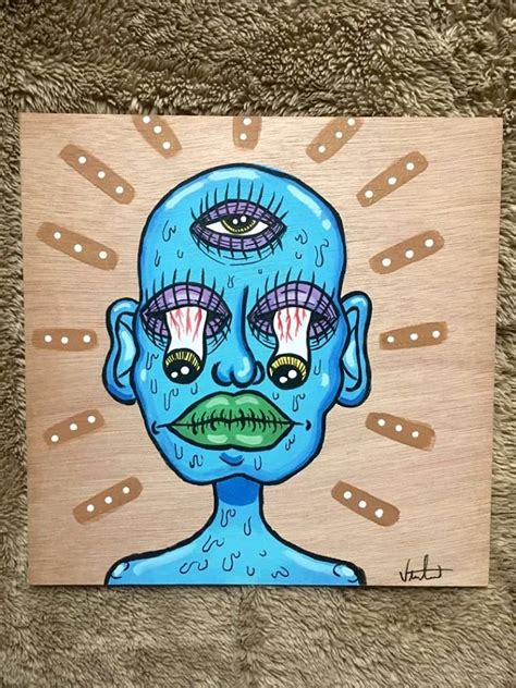Trippy Art Drawings Faces