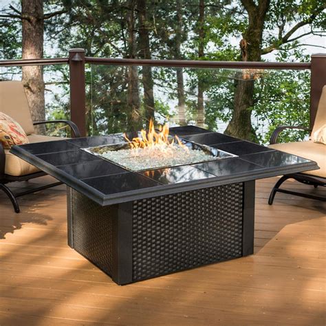 Propane Fire Pit Glas Rocks Fireplace Design Ideas