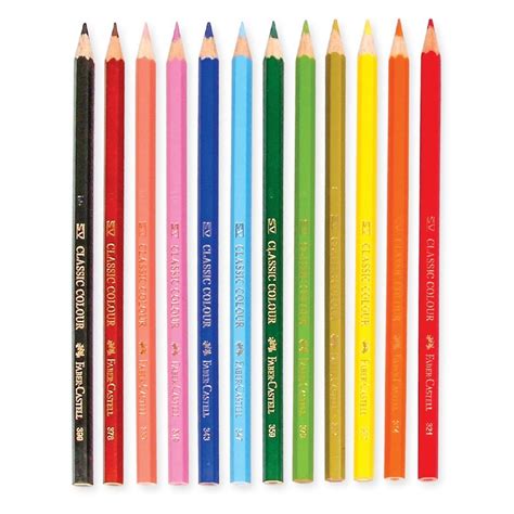 مشخصات، قیمت و خرید مداد رنگی 12 رنگ کلاسیک فابر کاستل Classic Colour