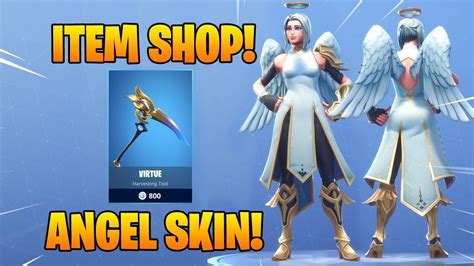 New Ark Angel Skin And Virtue Pickaxe Fortnite Item Shop January 11 2019 Youtube