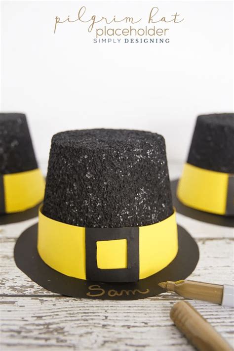 Pilgrim Hat Placeholders A Really Fun And Festive Way To Decorate