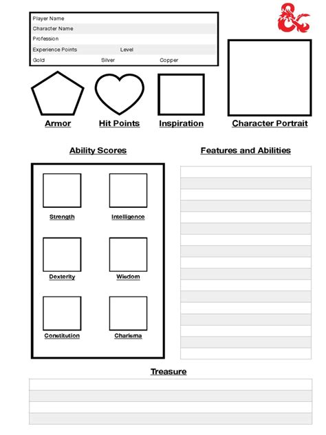 My Simple Character Sheet Pdf