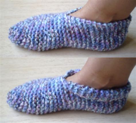 Easy Knitted Slippers Free Pattern