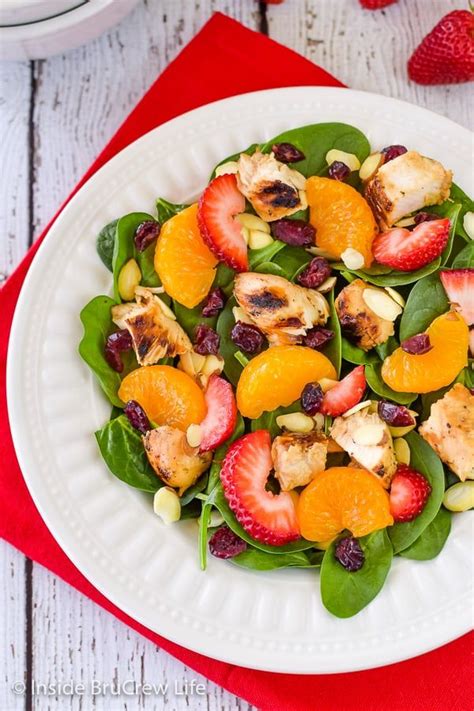 Strawberry Orange Spinach Salad This Easy Summer Salad Is Loaded With