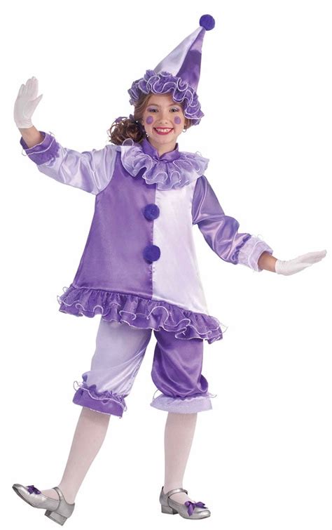 Girls Violet The Clown Costume