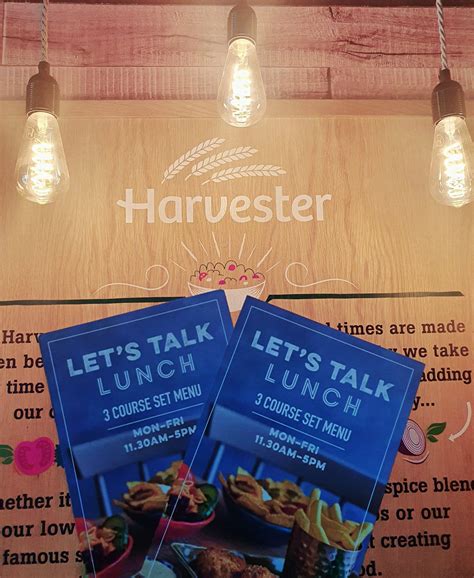 Harvester 🌟 Its Friday 🌟 Our Lunch Set Menu Starts