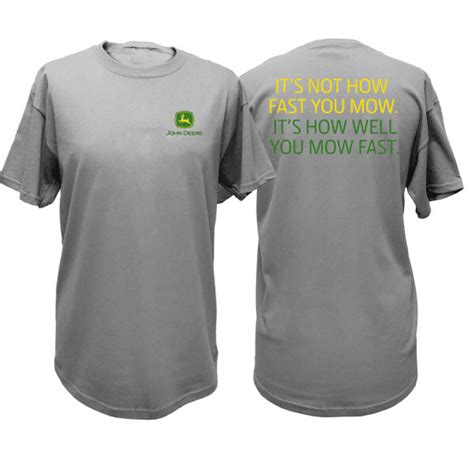 John Deere Men S Mow Fast T Shirt Clothing