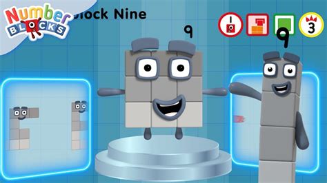 Mi15 Fact File All About Numberblock Nine Numberblocks Youtube