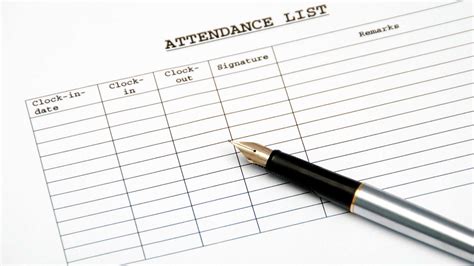 Employee Attendance Sheet Excel Templates