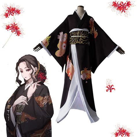 Anime Demon Slayer Kimetsu No Yaiba Cosplay Costumes Kibutsuji Muzan