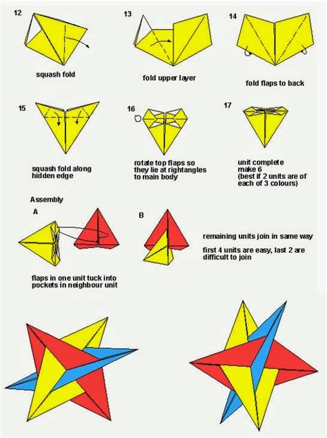 Easy Origami Instructions For Kids Crafts Modular Origami Instructions