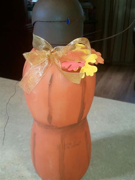 Old Creamer Bottles Turned Into Pumpkins I Made Creamer Bottles