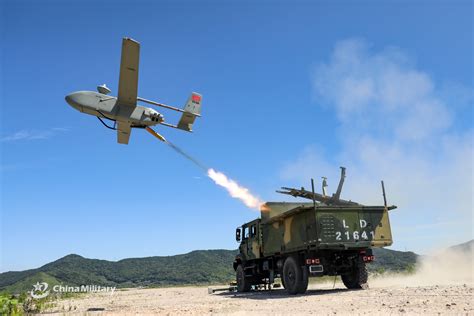 Artillery Troops Launch Uav For Flight Training China Military