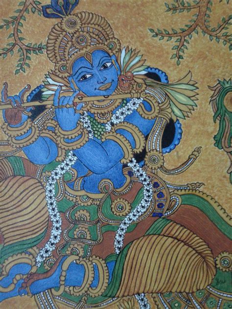 Mural Painting Of Lord Krishna Mural Painting Paintings Lord Krishna