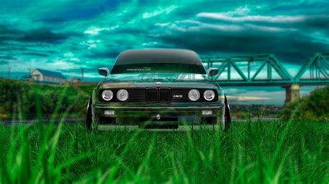 Bmw M3 E30 Front Crystal Nature Car 2016 Wallpapers El