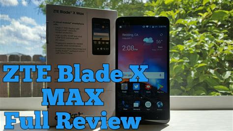 Zte Blade X Max Full Review Youtube