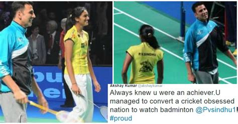 congratulating pv sindhu on her victory akshay kumar made a brilliant point that we all missed