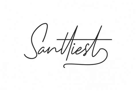 Santtiest Signature Font All Free Fonts