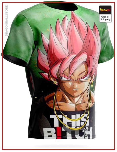 Dragon Ball T Shirts Goku Black Ssj Pink Dbz Store Dragon Ball Store