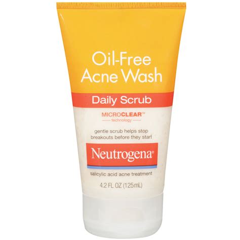 Neutrogena Oil Free Acne Wash Daily Scrub 42 Fluid Ounce